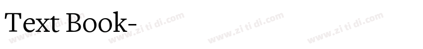 Text Book字体转换